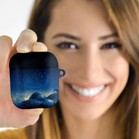 New Zealand Matariki AirPods Case Maori Waka With Silver Fern LT05 - Polynesian Pride