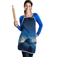 New Zealand Matariki Apron Maori Waka With Silver Fern LT05 - Polynesian Pride