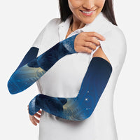 New Zealand Matariki Arm Sleeves Maori Waka With Silver Fern LT05 - Polynesian Pride