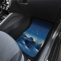 New Zealand Matariki Car Mats Maori Waka With Silver Fern LT05 - Polynesian Pride