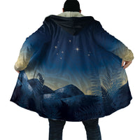 New Zealand Matariki Cloak Maori Waka With Silver Fern LT05 - Polynesian Pride