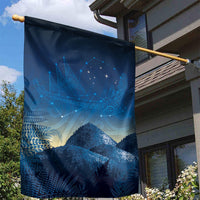New Zealand Matariki Garden Flag Maori Waka With Silver Fern LT05 - Polynesian Pride