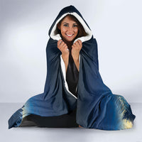 New Zealand Matariki Hooded Blanket Maori Waka With Silver Fern LT05 - Polynesian Pride