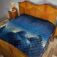 New Zealand Matariki Quilt Maori Waka With Silver Fern LT05 - Polynesian Pride