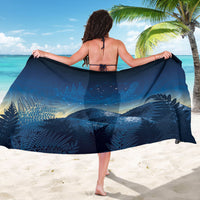 New Zealand Matariki Sarong Maori Waka With Silver Fern LT05 - Polynesian Pride