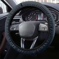 New Zealand Matariki Steering Wheel Cover Maori Waka With Silver Fern LT05 - Polynesian Pride