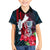 Guam Hawaiian Shirt Latte Stone Mix Bougainvillea Polynesian Pattern LT05 - Polynesian Pride