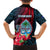 Guam Hawaiian Shirt Latte Stone Mix Bougainvillea Polynesian Pattern LT05 - Polynesian Pride