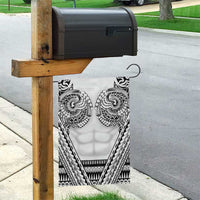 Polynesian Tattoo Inspired Cosplay Costume Garden Flag Tribal Warrior White - Polynesian Pride