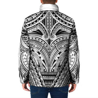 Polynesian Tattoo Inspired Cosplay Costume Padded Jacket Tribal Warrior White - Polynesian Pride