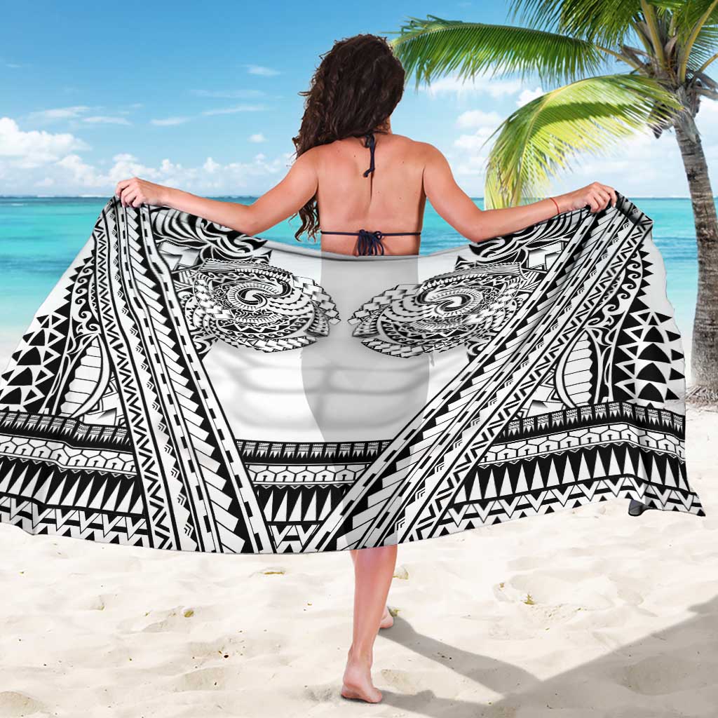 Polynesian Tattoo Inspired Cosplay Costume Sarong Tribal Warrior White - Polynesian Pride