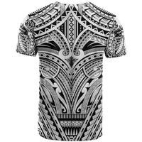 Polynesian Tattoo Inspired Cosplay Costume T Shirt Tribal Warrior White - Polynesian Pride