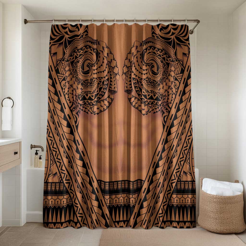 Polynesian Tattoo Inspired Cosplay Costume Bathroom Set Tribal Warrior - Polynesian Pride