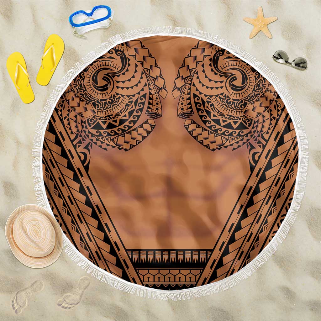 Polynesian Tattoo Inspired Cosplay Costume Beach Blanket Tribal Warrior - Polynesian Pride