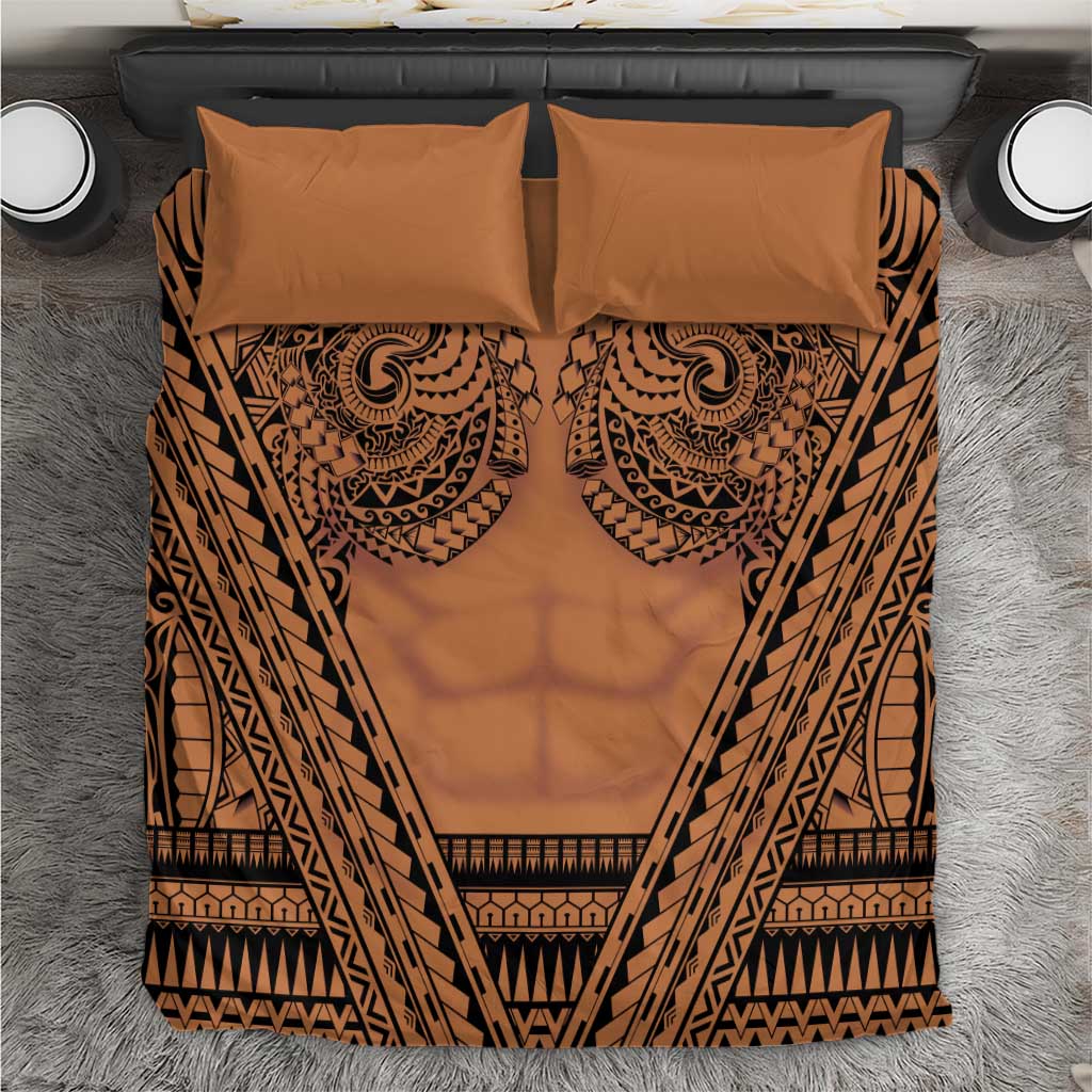 Polynesian Tattoo Inspired Cosplay Costume Bedding Set Tribal Warrior - Polynesian Pride