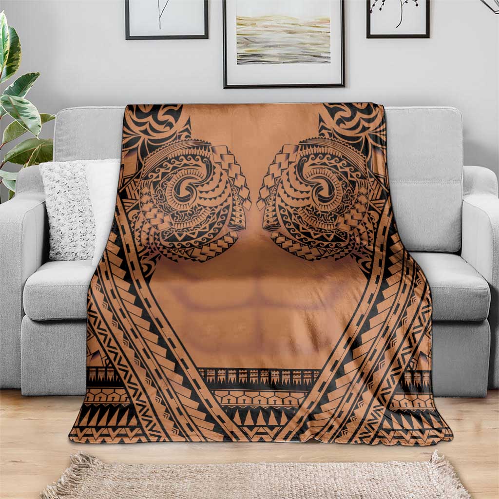 Polynesian Tattoo Inspired Cosplay Costume Blanket Tribal Warrior - Polynesian Pride