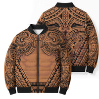 Polynesian Tattoo Inspired Cosplay Costume Bomber Puffer Jacket Tribal Warrior - Polynesian Pride