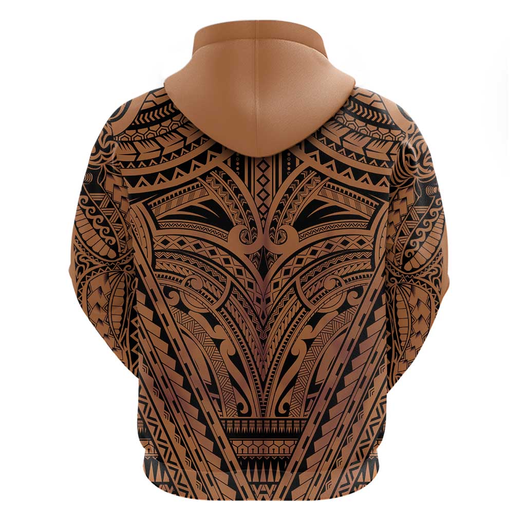 Polynesian Tattoo Inspired Cosplay Costume Hoodie Tribal Warrior - Polynesian Pride