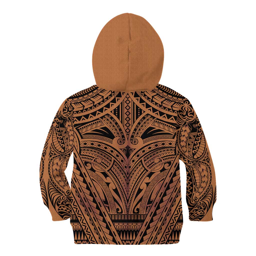 Polynesian Tattoo Inspired Cosplay Costume Kid Hoodie Tribal Warrior LT05 - Polynesian Pride