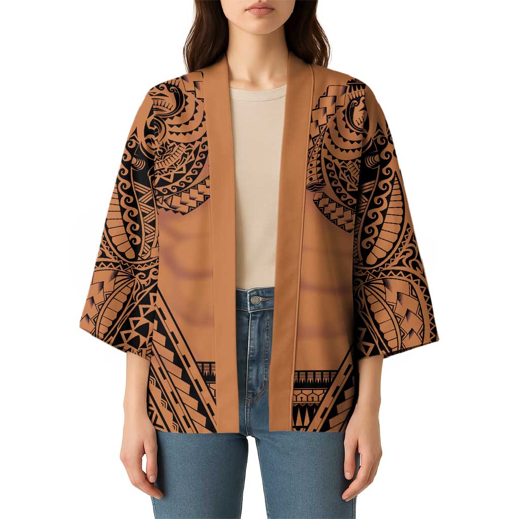 Polynesian Tattoo Inspired Cosplay Costume Kimono Tribal Warrior - Polynesian Pride