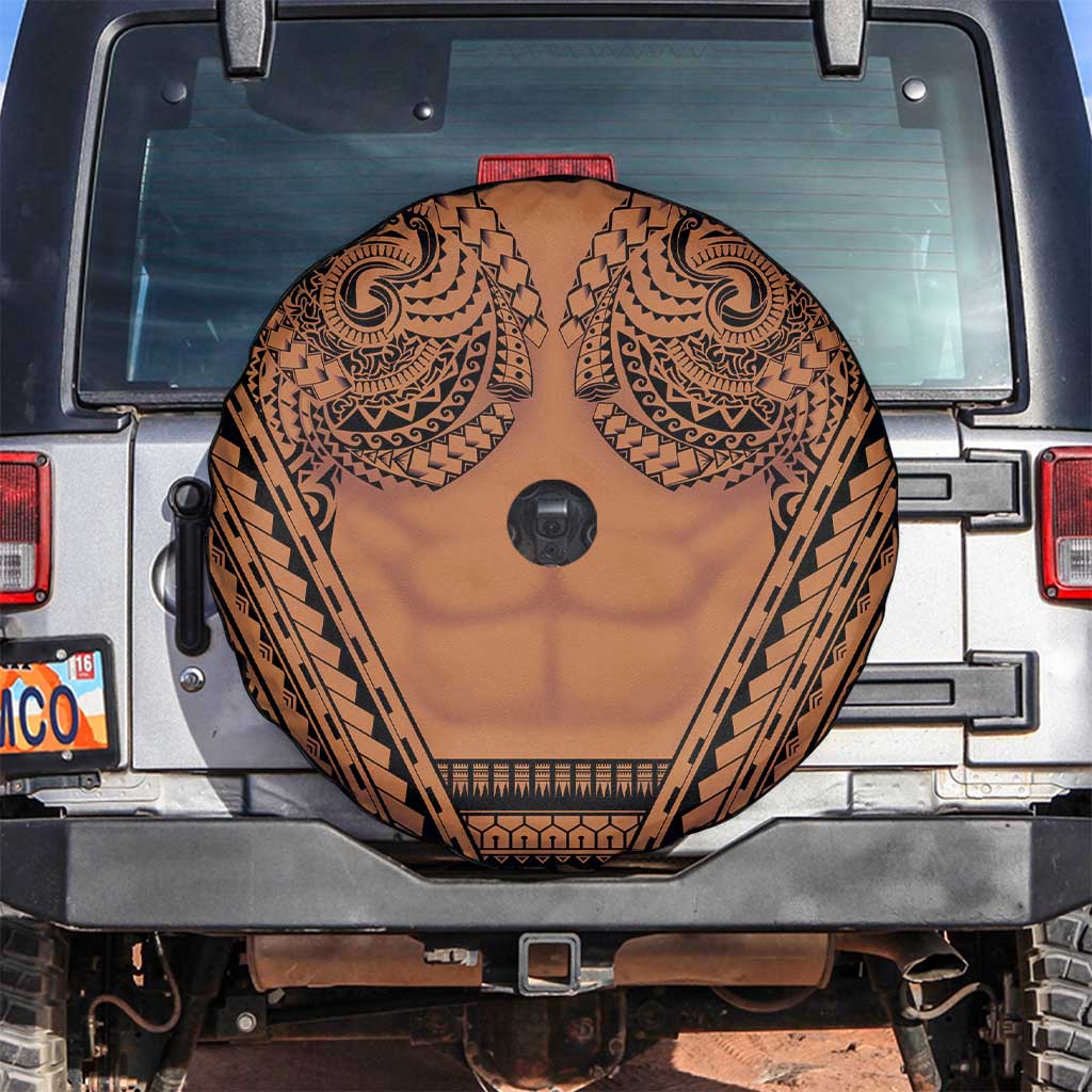 Polynesian Tattoo Inspired Cosplay Costume Spare Tire Cover Tribal Warrior - Polynesian Pride