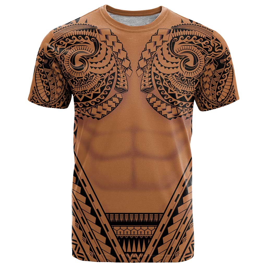 Polynesian Tattoo Inspired Cosplay Costume T Shirt Tribal Warrior - Polynesian Pride