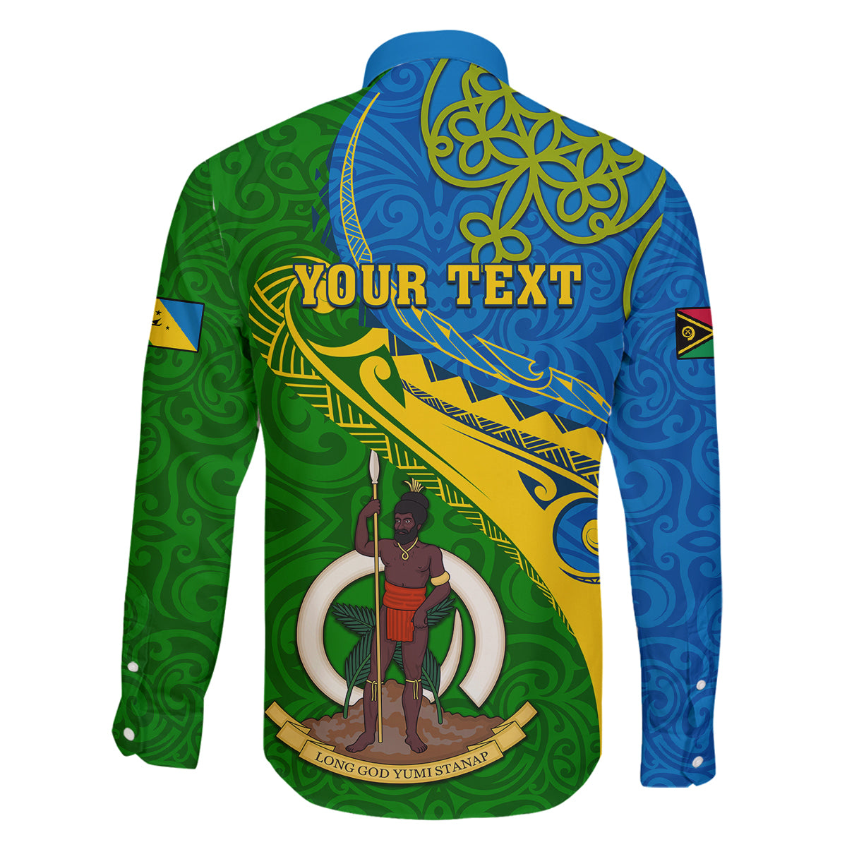 Personalized Malampa Day Family Matching Off Shoulder Short Dress and Hawaiian Shirt Sand Drawing Vanuatuan Pattern LT05 - Polynesian Pride