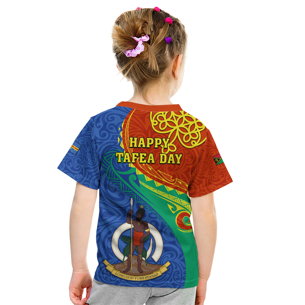 Tafea Day Kid T Shirt Sand Drawing Vanuatuan Pattern LT05 - Polynesian Pride