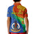 Personalized Tafea Day Kid Polo Shirt Sand Drawing Vanuatuan Pattern LT05 - Polynesian Pride