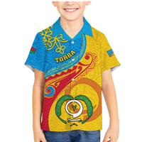 torba-day-family-matching-mermaid-dress-and-hawaiian-shirt-sand-drawing-vanuatuan-pattern