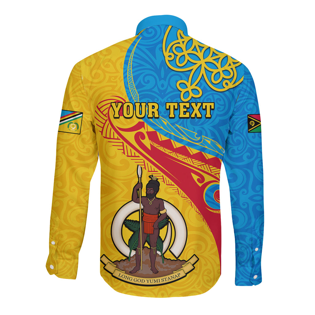 personalized-torba-day-long-sleeve-button-shirt-sand-drawing-vanuatuan-pattern