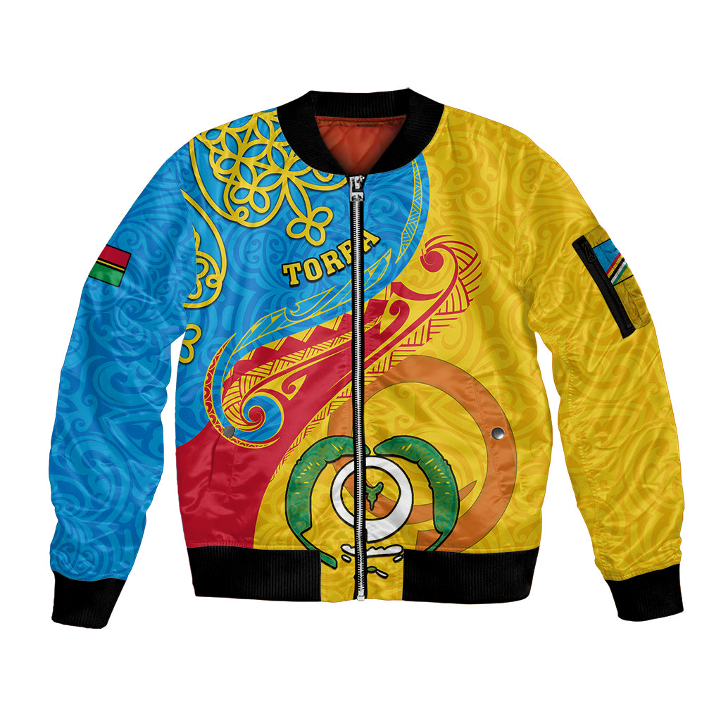 personalized-torba-day-sleeve-zip-bomber-jacket-sand-drawing-vanuatuan-pattern