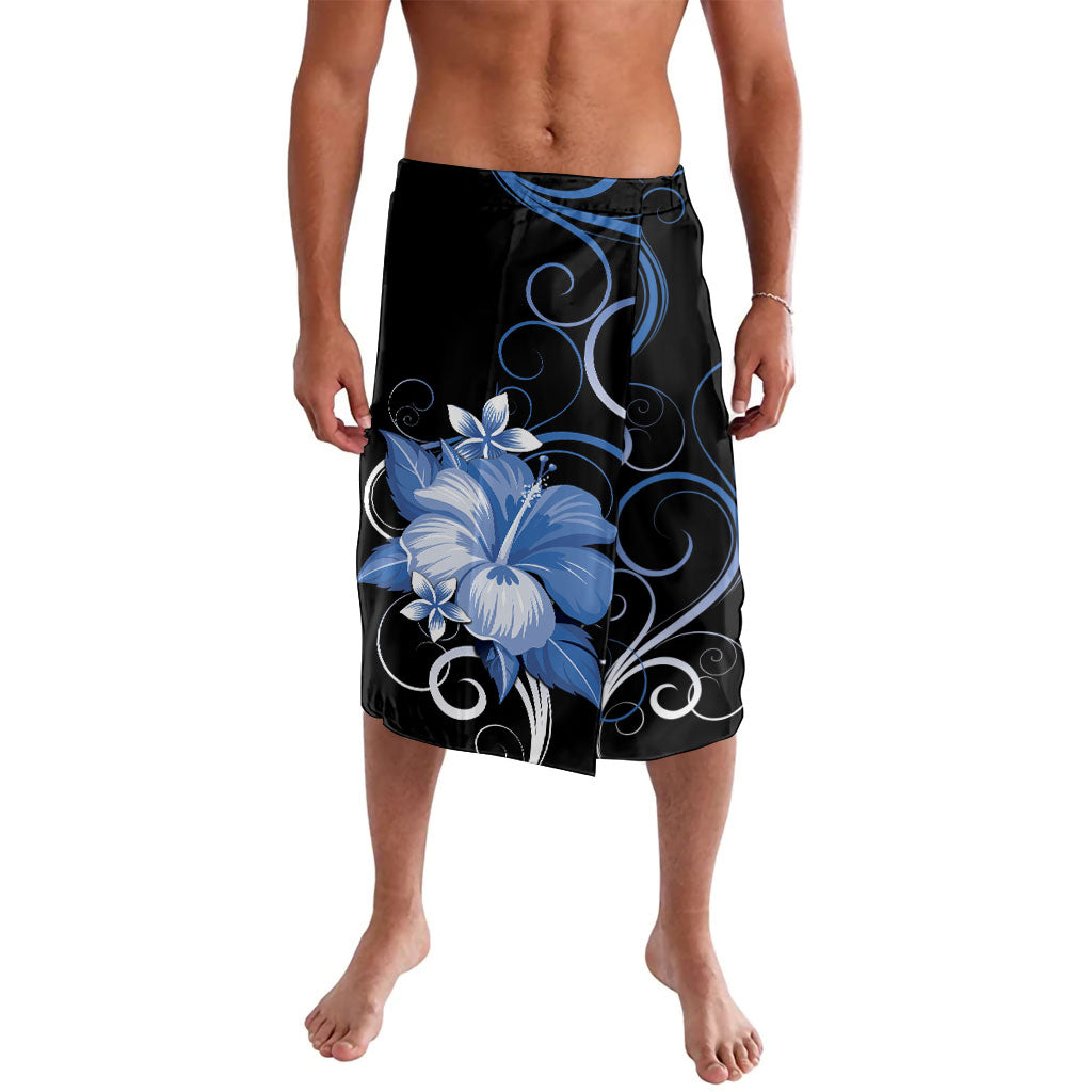 Hawaii Makahiki Kanaka Maoli Lavalava Blue Hibiscus Floral Vibes LT05 Blue - Polynesian Pride