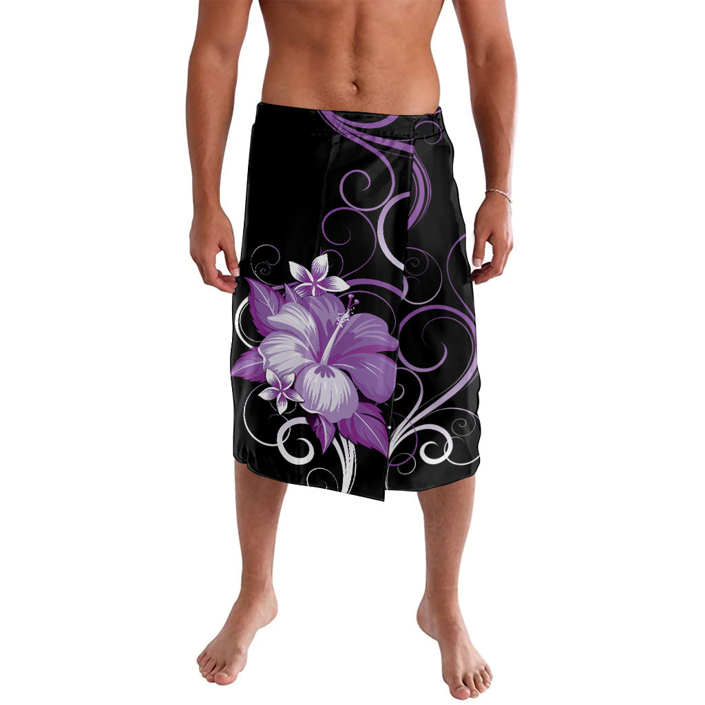 Hawaii Makahiki Kanaka Maoli Lavalava Purple Hibiscus Floral Vibes LT05 Purple - Polynesian Pride