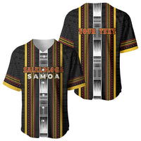 Personalised Salelologa Samoa Baseball Jersey Samoan Tribal Pattern LT05 - Polynesian Pride