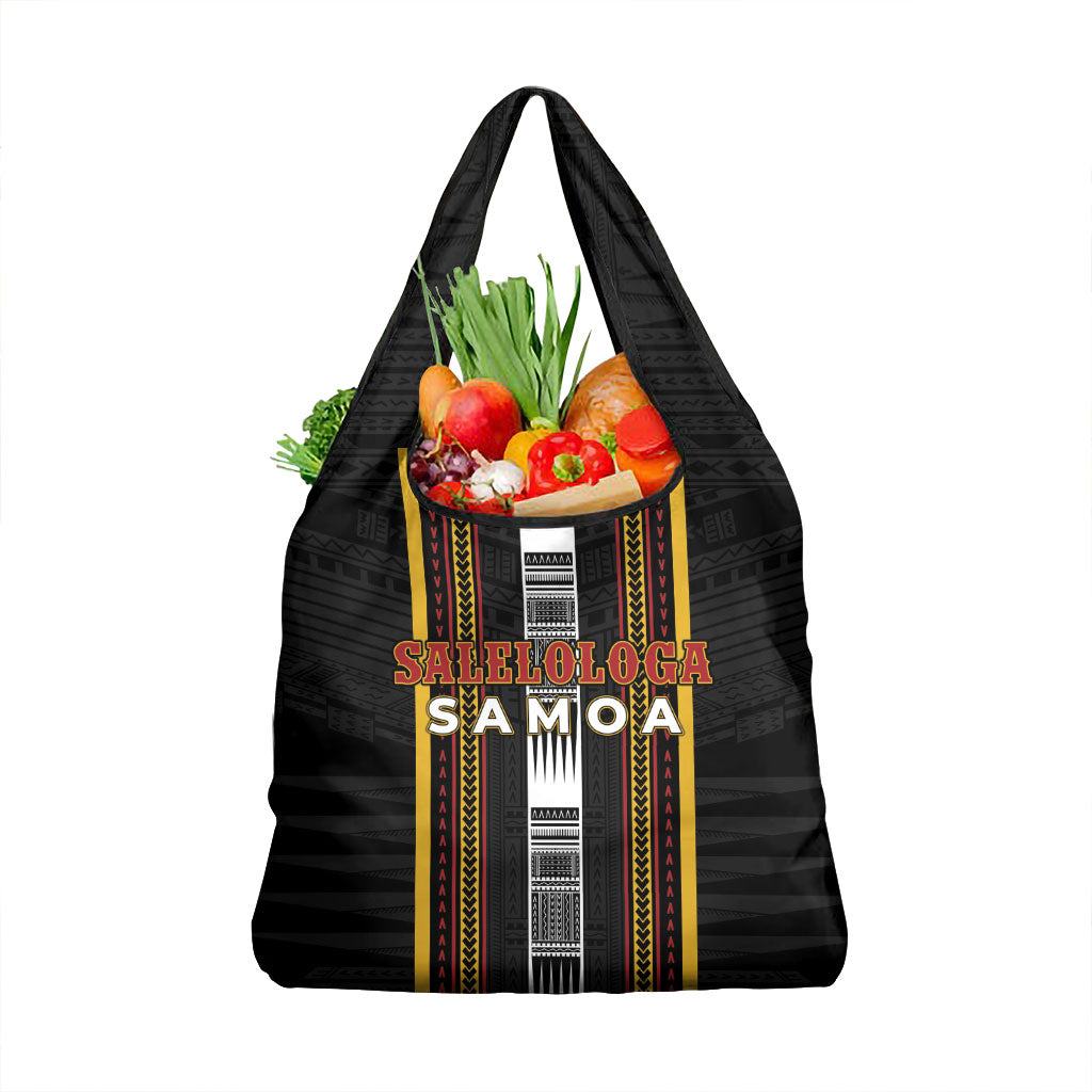 Salelologa Samoa Grocery Bag Samoan Tribal Pattern