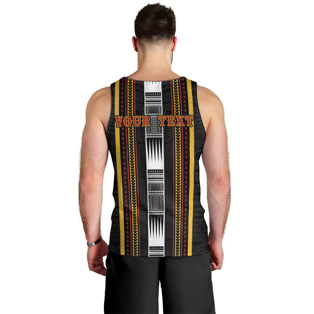 Personalised Salelologa Samoa Men Tank Top Samoan Tribal Pattern LT05 - Polynesian Pride