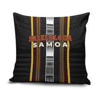Salelologa Samoa Pillow Cover Samoan Tribal Pattern LT05 Black - Polynesian Pride
