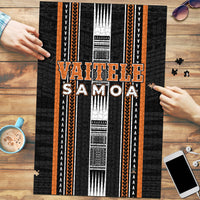 Vaitele Samoa Puzzle Samoan Tribal Pattern LT05 Orange - Polynesian Pride