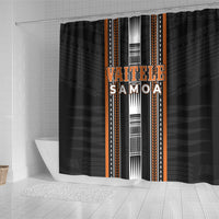 Vaitele Samoa Shower Curtain Samoan Tribal Pattern LT05 - Polynesian Pride
