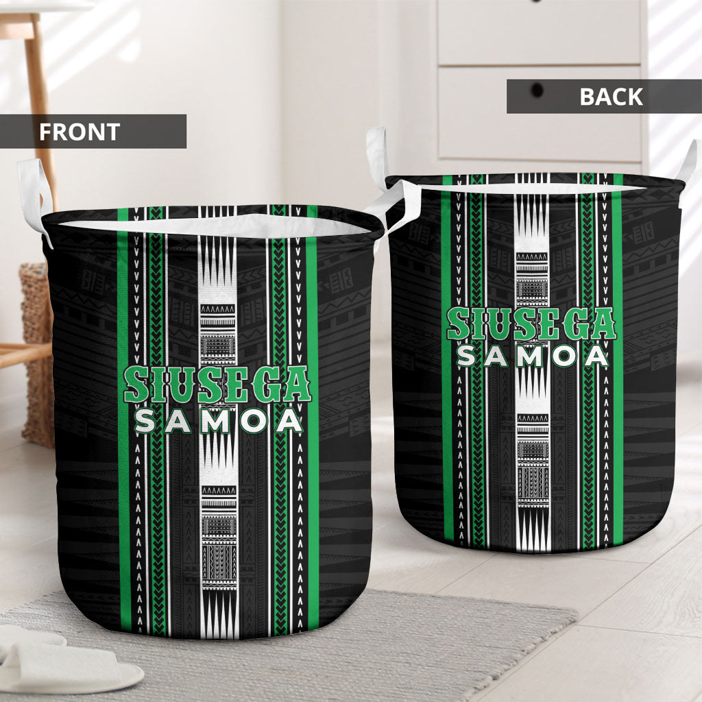 Siusega Samoa Laundry Basket Samoan Tribal Pattern LT05 - Polynesian Pride