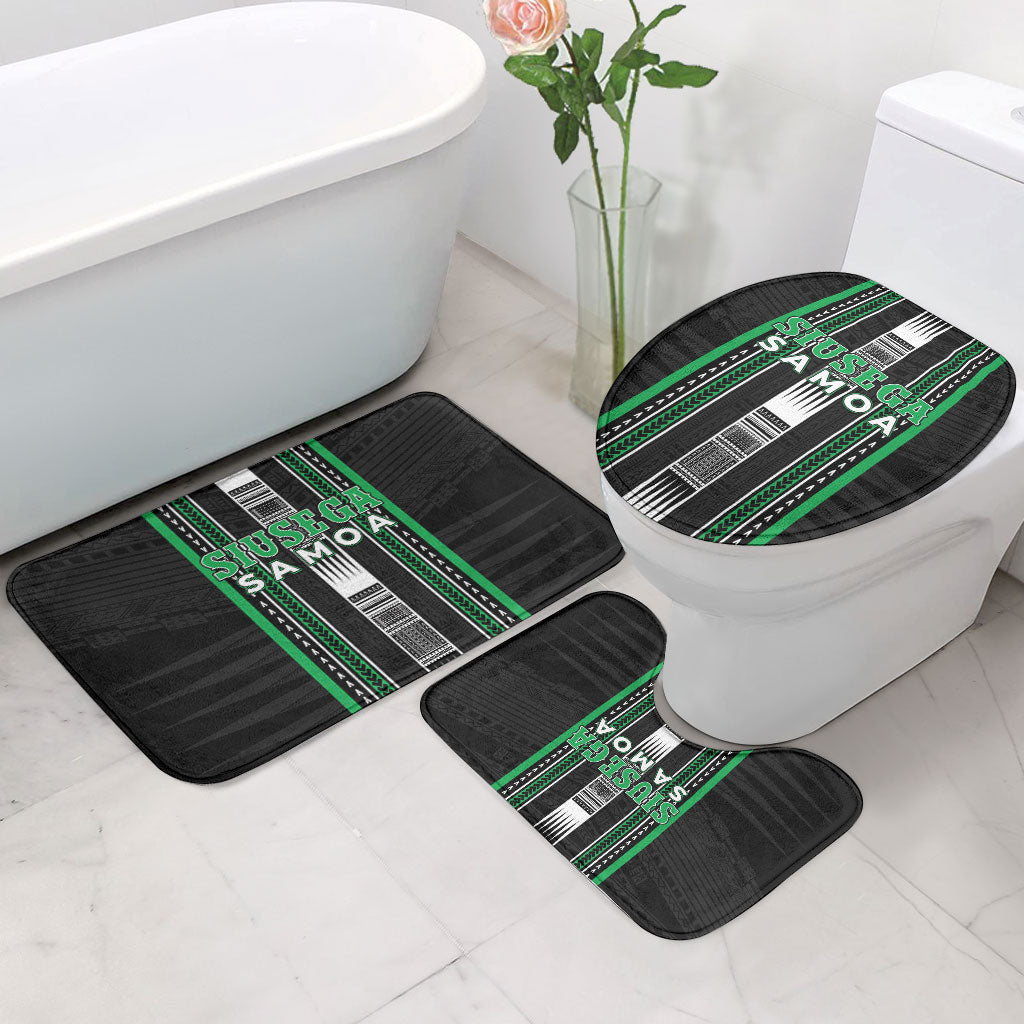 Siusega Samoa Bathroom Set Samoan Tribal Pattern