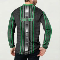 Personalised Siusega Samoa Button Sweatshirt Samoan Tribal Pattern LT05 - Polynesian Pride