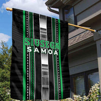 Siusega Samoa Garden Flag Samoan Tribal Pattern LT05 - Polynesian Pride