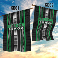 Siusega Samoa Garden Flag Samoan Tribal Pattern LT05 - Polynesian Pride
