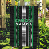Siusega Samoa Garden Flag Samoan Tribal Pattern LT05 Garden Flag Green - Polynesian Pride