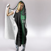 Siusega Samoa Hooded Blanket Samoan Tribal Pattern LT05 - Polynesian Pride