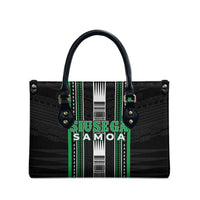 Siusega Samoa Leather Bag Samoan Tribal Pattern LT05 - Polynesian Pride