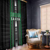 Siusega Samoa Window Curtain Samoan Tribal Pattern LT05 - Polynesian Pride