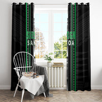 Siusega Samoa Window Curtain Samoan Tribal Pattern LT05 - Polynesian Pride